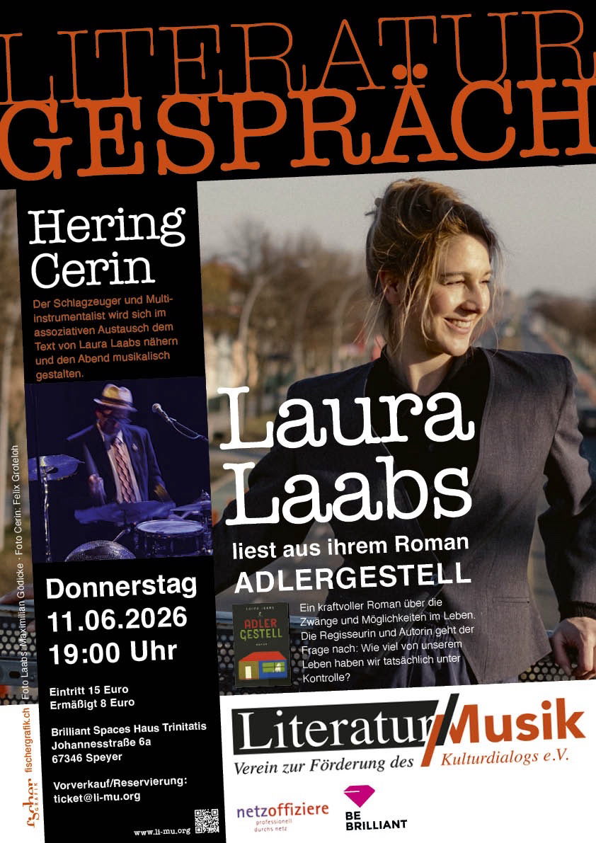 Literaturgespräch: Laura Laabs – Adlergestell