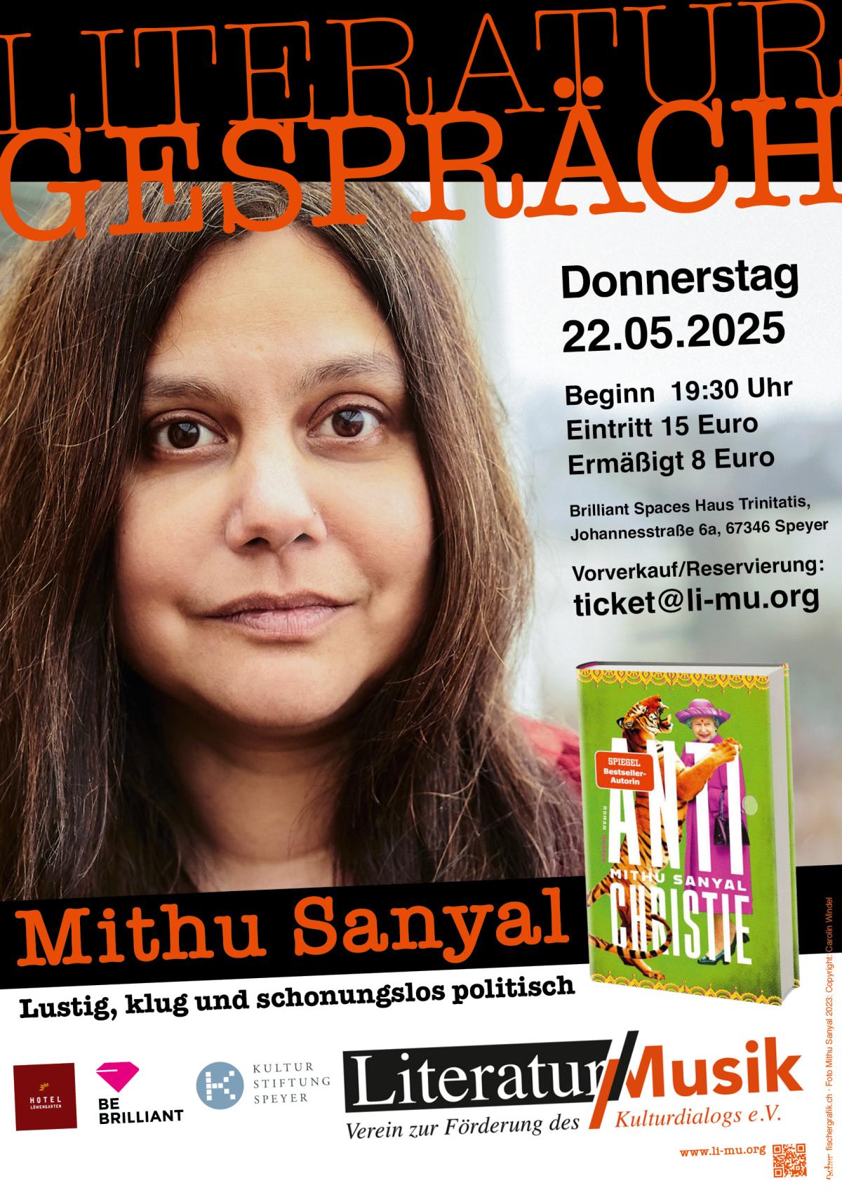 Literaturgespräch mit Mithu Sanyal Literaturgespräch mit Mithu Sanyal